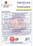 CE Certificate of Door Closer